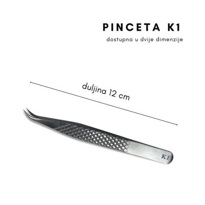 K1 PINCETA KRATKA 12 CM